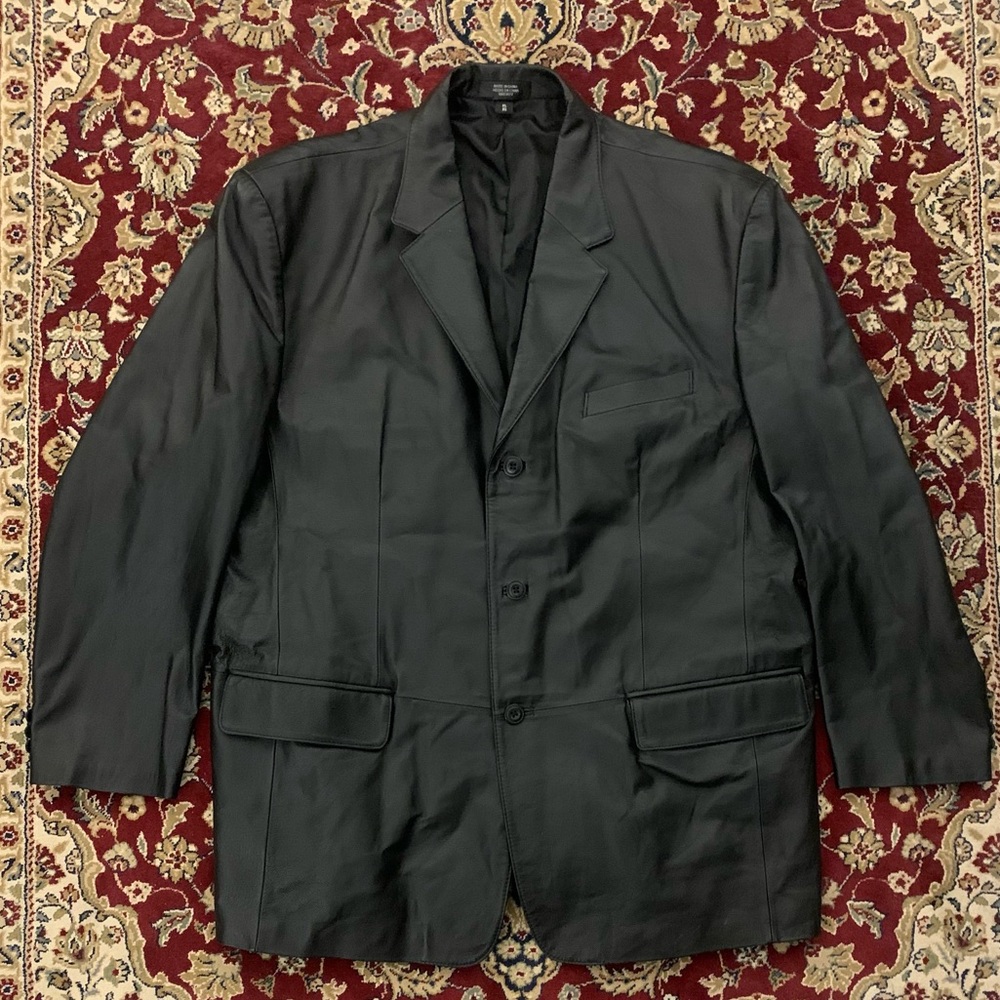 J FERRAR Leather Coat